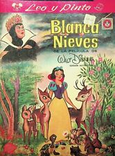1978 Vintage Blanca Nieves Libro Español para Colorear -E8C picture