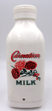 Vintage Rare Collectable Carnation Advertising Plastic Thermos Bottle 20 Ounce picture