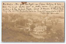 1906 Bird's Eye View Of Saint Charles Minnesota MN RPPC Photo Antique Postcard picture