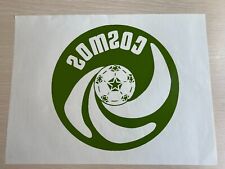 Vintage 1970s Iron On T-Shirt Transfer Sheet New York Cosmos Green Soccer Logo picture