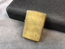 Vintage 1995 Zippo Lighter, Full Size, Solid Brass, Used, All Original picture