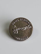 Royal Rangers Warrior Merit Award Lapel Pin Silver Color Metal Tomahawk picture