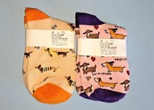 Set of 2 Pairs of Women’s Dachshund Socks NWT picture