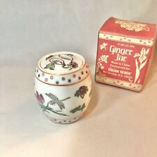 Vintage Lillian Vernon Mini Chinese Barrel Ginger Jar picture