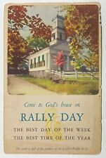 Church Rally Day Postcard PM 1951 picture