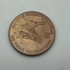 Illinois State Seal Coin Token Medallion 150 Years Progress 1818-1968 Vintage picture