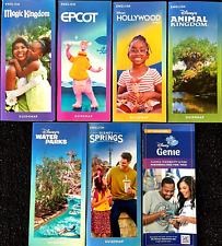 NEW 2024 Walt Disney World Theme Park Guide Brochures 6 Maps + Genie picture
