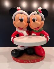 Disney Very Rare Christmas Mickey and Minnie Mouse Cookie Holder picture
