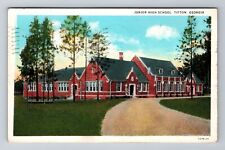 Tifton GA-Georgia, Junior High School, Antique, Vintage c1933 Souvenir Postcard picture