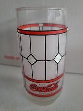 Vintage Coca-Cola Glass Collectable Coke Drinking Glass BEAUTIFUL VIBRANT GRAPH picture