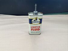 Vintage Richfield Lighter Fluid Lead Top Handy Oiler Oil Can Tin NY 4oz picture