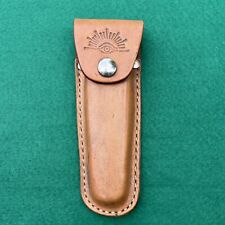 Carl Schlieper German Eye Brand Leather Pouch Only No Pocket Knife 8099 Button picture