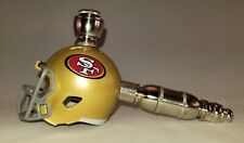 SAN FRANCISCO 49ERS NFL FOOTBALL HELMET SMOKING PIPE LARGE STRAIGHT picture