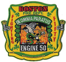 Boston Engine 50 Fighting Fifty Irish - NEW Fire Patch  picture