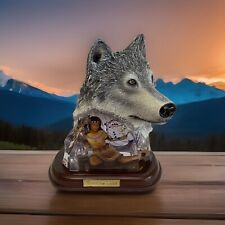 Bradford Exchange Native American Wolf Guardian Spirit Soul of the Wild Figure picture