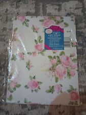 American Greetings Vintage Rose Gift Wrap One Sheet 8.33sq  picture