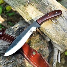  Custom Hand forged High Carbon 1095 Steel Kukri Knife with Exotic wood Handle picture