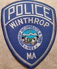 MA Winthrop Massachusetts Police Patch picture