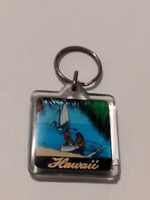 Hawaii Sailboat Vintage Souvenir Keyring picture