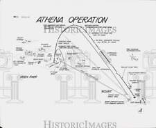 1964 Press Photo An illustration of the Athena Missile Operation - lra69340 picture
