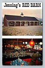 New Martinsville WV-West Virginia, Jenning's Red Barn Antique Vintage Postcard picture