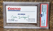 Jim Sinegal Autograph COSTCO CEO PSA DNA Authenticated Signed Business Card picture