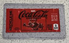 Coca-Cola Zero Marvel ROCKET 20 Oz Bottle LABEL ONLY Collectors 2024 picture