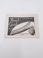 VTG US Dept of Agriculture AWI-95 Victory Garden Insect Guide May 1944 Booklet picture