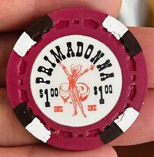 Primadonna Reno $1 Casino Chip T.R. King Scrown picture