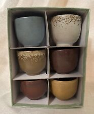 Joyce Chen Good Earth Tea Cup Set of 6 Vintage #90-0903 picture