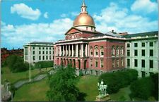 Postcard State House Boston Massachusetts Mass MA POSTED picture