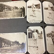 1920 UC Berkeley Track Photo Album Scrapbook W Football & Fraternity Life picture