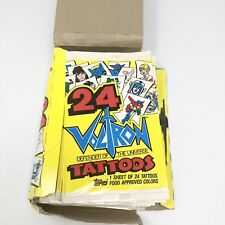 1984 Topps Vintage Voltron Tattoos Box of 36 Packs Defender Of The Universe picture