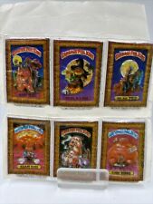 🔥🔥RARE DOUBLE PRINTED 1986 TOPPS Garbage Pale Kids Stick-Ons Lot Of 6 Stickers picture