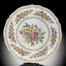 Antique Royal Doulton The Cavendish Porcelain Large Round Tray Charger Dish VTG picture
