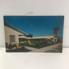 Postcard Florida Clearwater Beach FL Amber Tides Motel 1960s Unposted Chrome picture