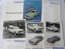 1975 Volvo Press Kit Brochure w/ Photos 164 240 Series Sedan Station Wagon  picture