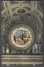 Circular Window St Matthias Catholic Church Brooklyn NY postcard ca 1910 picture