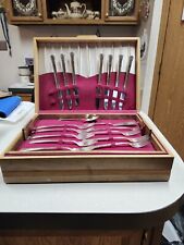 1881 Rogers Made By Oneida Stainless Steel Silverware With Extra Serving Pieces picture