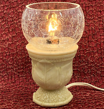 Crackle Glass & Resin Table Lamp Nightlight Small 5.5