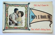 Bell's Crossroads VA Virginia Oh Joy Lovers Vintage 1915 Postcard D2 picture