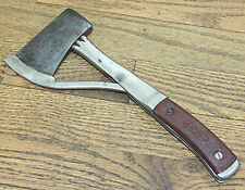 1898 MARBLE'S GLADSTONE MI THIRD MODEL No. 2 SAFETY AXE w/GUARD-ANTIQUE TOOL picture