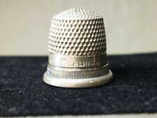 Antique Sterling Silver 8 Thimble  Circa 1940s picture