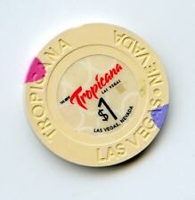 1.00 Chip from the Tropicana Casino Las Vegas Nevada Small Inlay New picture