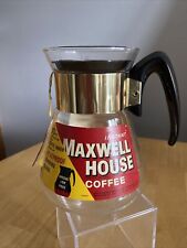 VTG Maxwell House Instant Coffee Pot 10 oz Atomic Stars 6 3/4” New picture