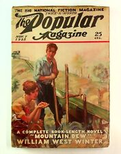 Popular Magazine Pulp Nov 1925 Vol. 78 #2 GD picture