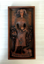Old Vintage Wood Carved PROVIDENCE Wall Hanging 12 x 6 Inches picture
