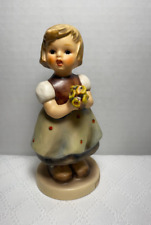 Vintage 1963 Hummel Goebel Figurine FOR MOTHER Girl with Flowers #257 picture