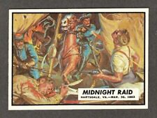 1962 Topps Civil War News #36 Midnight Raid picture