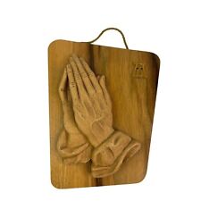 Praying Hands Wall Hanging Vintage Christian Decor Plaque picture